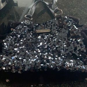 Juicy Couture black sparkle purse